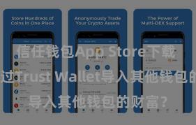 信任钱包App Store下载 怎样通过Trust Wallet导入其他钱包的财富？