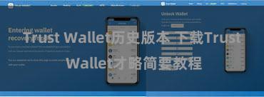 Trust Wallet历史版本 下载Trust Wallet才略简要教程